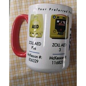 Zoll Advertising McKesson Defibrillator Cup Mug